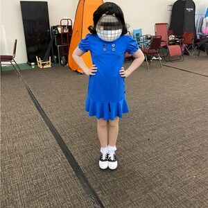 Blue Dress with Button Accents Lucy from peanuts